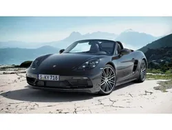 Tiefschwarzmetallic (metallic) Gebraucht 2024 Porsche Boxster Cabrio | 105.900 € (Fairer Preis)