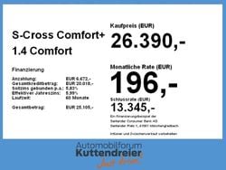 Weiß Neu 2025 Suzuki SX4 S-Cross Comfort+ SUV | 23.890 € (Guter Preis)
