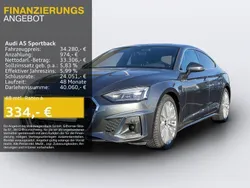 Grau Gebraucht 2022 Audi A5 Sportback S-Line Limousine | 34.280 € (Superpreis)