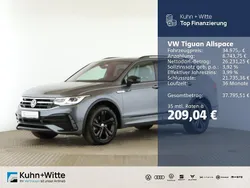 Platinum grey metallic Gebraucht 2022 VW Tiguan Allspace R-line SUV | 34.975 € (Etwas zu teuer)