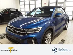 Blau Gebraucht 2024 VW T-Roc Cabriolet R-line Cabrio | 32.870 € (Guter Preis)