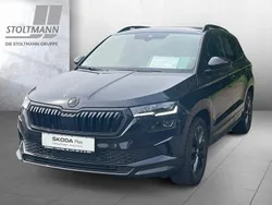 Schwarz Gebraucht 2022 Skoda Karoq SportLine SUV | 32.490 € (Etwas zu teuer)