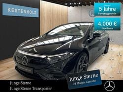 Metalliclack obsidianschwarz Gebraucht 2024 Mercedes EQS450+ AMG Limousine | 87.850 €