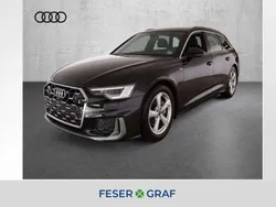 Mythosschwarz metallic Gebraucht 2024 Audi A6 S-Line Kombi | 53.990 €