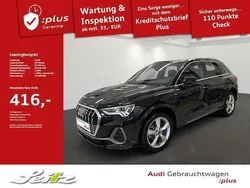 Mythosschwarz metallic Gebraucht 2024 Audi Q3 S-Line SUV | 49.640 € (Etwas zu teuer)