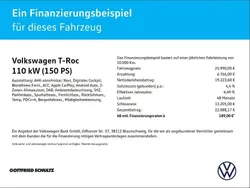 Grau Gebraucht 2022 VW T-Roc Style SUV | 25.990 € (Guter Preis)