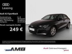 Schwarz (0e mythosschwarz metallic) Gebraucht 2025 Audi A3 Sportback Advanced Plus Kleinwagen | 28.461 € (Guter Preis)
