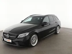 Schwarz Gebraucht 2018 Mercedes C220 AMG line Kombi | 25.490 € (Fairer Preis)