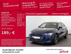 Navarrablau metallic Gebraucht 2022 Audi A3 Advanced Plus Limousine | 27.500 € (Fairer Preis)