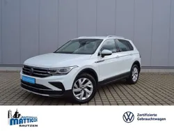 Pure white Gebraucht 2022 VW Tiguan Elegance SUV | 32.639 € (Guter Preis)