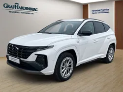 Atlas white / sol Gebraucht 2024 Hyundai Tucson N Line SUV | 36.390 € (Guter Preis)