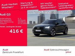 Mythosschwarz metallic Gebraucht 2025 Audi Q3 Advanced Plus SUV | 44.850 € (Teuer)