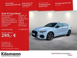 Gletscherweiß metallic (metallic) Gebraucht 2022 Audi A3 e-tron S-Line Kleinwagen | 28.950 € (Etwas zu teuer)