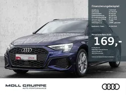 Blau Gebraucht 2024 Audi A3 Sportback S-Line Limousine | 32.840 € (Superpreis)
