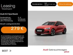 Rot Gebraucht 2024 Audi A3 Sportback S-Line Limousine | 36.499 € (Guter Preis)