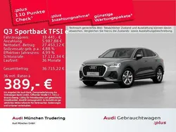 Chronosgrau metallic Gebraucht 2022 Audi Q3 Sportback Ambiente SUV | 33.441 € (Fairer Preis)