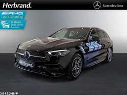 Schwarz Gebraucht 2024 Mercedes C300e AMG Limousine | 46.980 € (Fairer Preis)