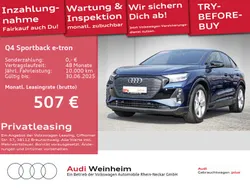 Blau Gebraucht 2024 Audi Q4 e-tron S-Line SUV | 52.799 € (Guter Preis)