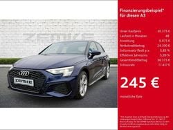 Blau Gebraucht 2023 Audi A3 Sportback S-Line Limousine | 30.375 € (Fairer Preis)