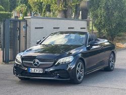 Obsidianschwarz Gebraucht 2019 Mercedes C180 AMG line Cabrio | 24.900 € (Guter Preis)