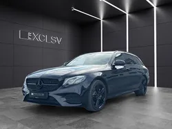 Schwarz Gebraucht 2017 Mercedes E220 AMG line Limousine | 23.490 € (Fairer Preis)