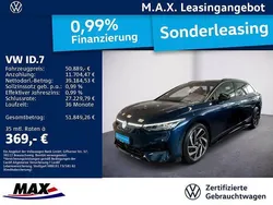 Aquamarinblau metallic schwarz Gebraucht 2024 VW ID.7 Pro Limousine | 50.889 €