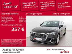 Schwarz Gebraucht 2024 Audi Q3 Sportback S-Line SUV | 39.900 € (Fairer Preis)
