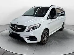 Weiß Gebraucht 2021 Mercedes V300 AMG line Van / Kleinbus | 56.999 € (Fairer Preis)