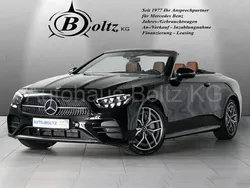 Obsidianschwarz (metallic) Gebraucht 2023 Mercedes E200 AMG Cabrio | 56.800 € (Teuer)