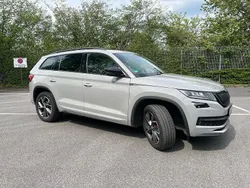 Grau Gebraucht 2019 Skoda Kodiaq SportLine SUV | 30.999 € (Etwas zu teuer)