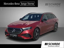 Rot Gebraucht 2024 Mercedes E300 AMG line Limousine | 62.650 € (Superpreis)