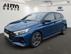 Blau Neu 2024 Hyundai i20 N Line Limousine | 24.990 € (Etwas zu teuer)