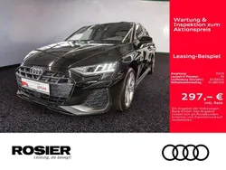 Schwarz / mythosschwarz Gebraucht 2025 Audi A3 Sportback S-Line Limousine | 35.680 € (Guter Preis)