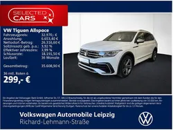 Weiß Gebraucht 2022 VW Tiguan Allspace R-line SUV | 32.970 € (Fairer Preis)
