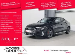 Mythosschwarz metallic Gebraucht 2024 Audi S3 Basis Limousine | 36.620 € (Superpreis)