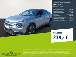 Stahlgrau (metallic) Gebraucht 2023 Citroën C4 Shine Limousine | 23.790 € (Teuer)