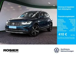 Blau / nightshade blue Gebraucht 2021 VW Tiguan Elegance SUV | 30.660 € (Superpreis)