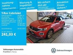 Kings red metallic/schwarz Gebraucht 2021 VW T-Roc Cabriolet R-line Cabrio | 24.480 € (Guter Preis)