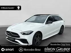 Unilack polarweiß Gebraucht 2023 Mercedes C300e AMG Kombi | 50.850 € (Teuer)