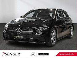 Schwarz Gebraucht 2024 Mercedes A180 AMG line Limousine | 28.490 € (Guter Preis)