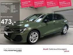 Distriktgrün (metallic) Gebraucht 2024 Audi A3 Sportback S-Line Limousine | 39.199 € (Guter Preis)
