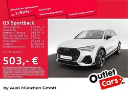 Tausilber metallic Gebraucht 2020 Audi Q3 Sportback S-Line SUV | 33.193 € (Guter Preis)