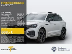 Pure white Gebraucht 2021 VW Touareg R-line SUV | 51.390 € (Teuer)