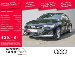 Mythosschwarz metallic Gebraucht 2025 Audi A3 Advanced Plus | 34.430 € (Fairer Preis)