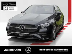 Unilack nachtschwarz Gebraucht 2024 Mercedes A200 AMG Limousine | 29.990 € (Guter Preis)