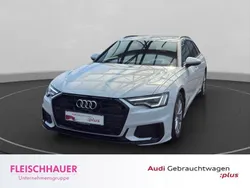 Gletscherweiß metallic Gebraucht 2024 Audi A6 S-Line Kombi | 49.980 €