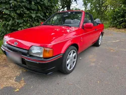 Rot Gebraucht 1989 Ford Escort Cabriolet Ghia Cabrio | 2.000 €