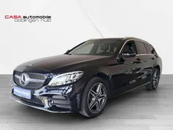 Obsidianschwarz metallic Gebraucht 2019 Mercedes C300 AMG line Kombi | 31.890 € (Fairer Preis)