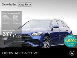 Blau Gebraucht 2024 Mercedes C300e AMG Limousine | 43.600 € (Fairer Preis)