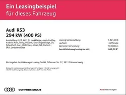 Mythosschwarz metallic Neu 2025 Audi RS3 Sportback Comfort Kleinwagen | 68.880 € (Guter Preis)